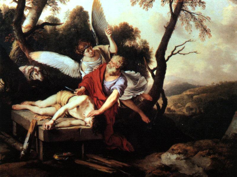 LA HIRE, Laurent de Abraham Sacrificing Isaac g